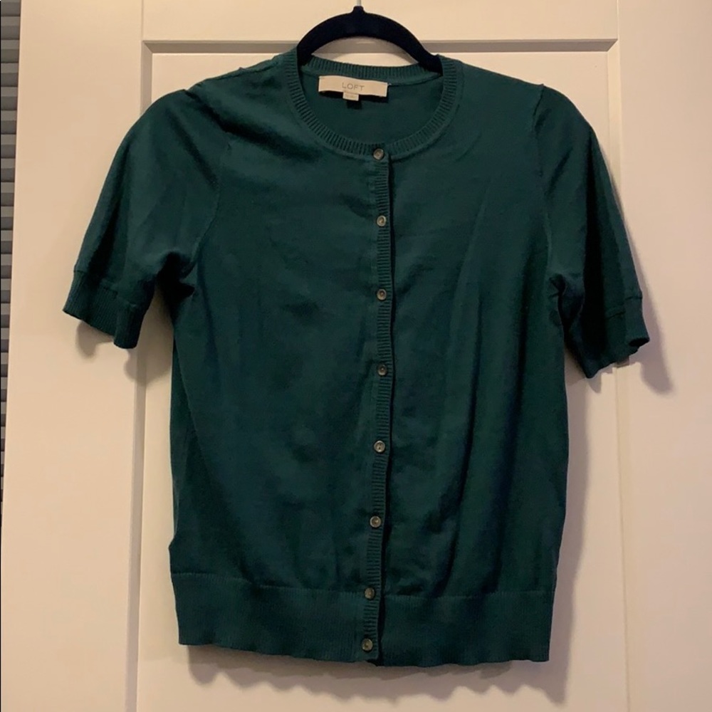 Short sleeve cardigan